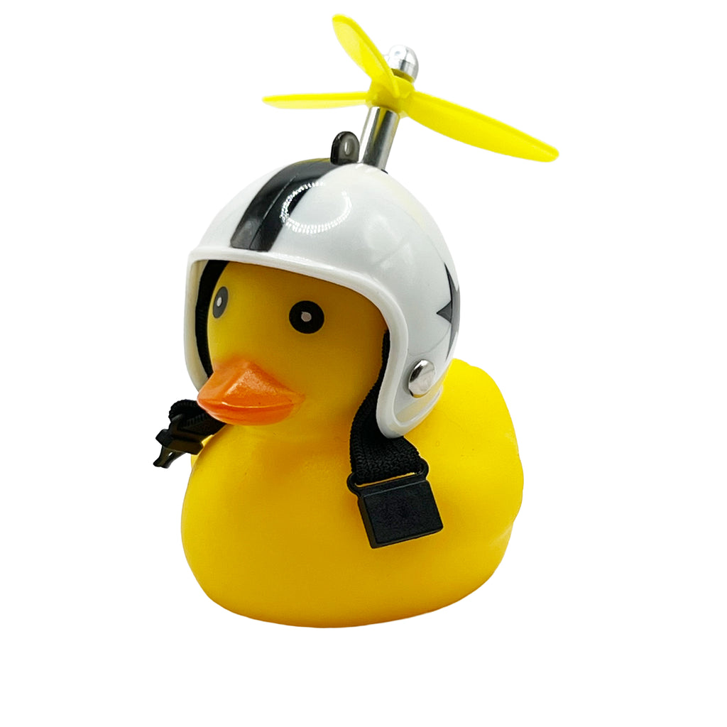 Star Rider Helmet Star Rider BikeDuck - Silver Star Helmet Bike Duck | BikeDuck UK